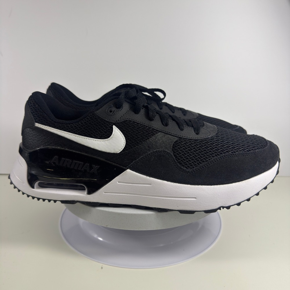 Nike Air Max SC Sneakers Cushioned Mesh Running Shoes Men Black White Size 15 - Picture 7 of 14